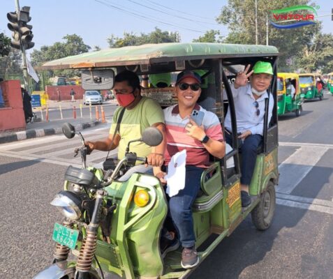 Xe Lam (tuktuk) kinh nghiệm du lịch Ấn Độ