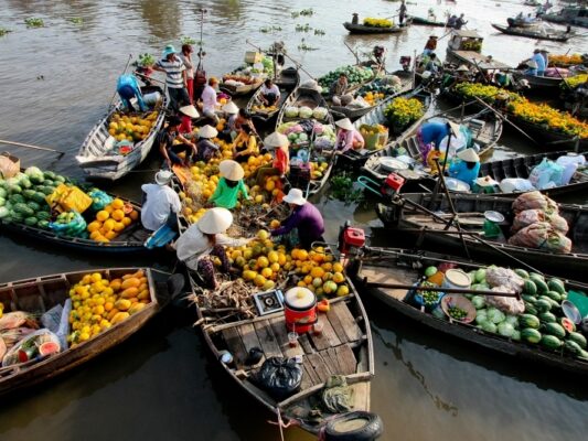 Chợ nổi Năm Căn du lịch miền Tây