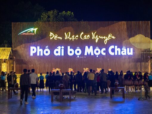 Phố đi bộ Mộc Châu du lịch Tây Bắc vntour