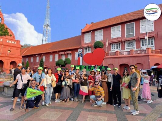 tour 3 nước singapore indonesia malaysia Thành cổ Malacca