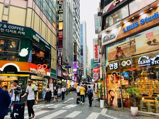 tour hàn quốc Chợ Myeongdong 