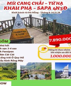 Tour Sapa Mù Căng Chải 4 ngày 3 đêm từ Đà Nẵng